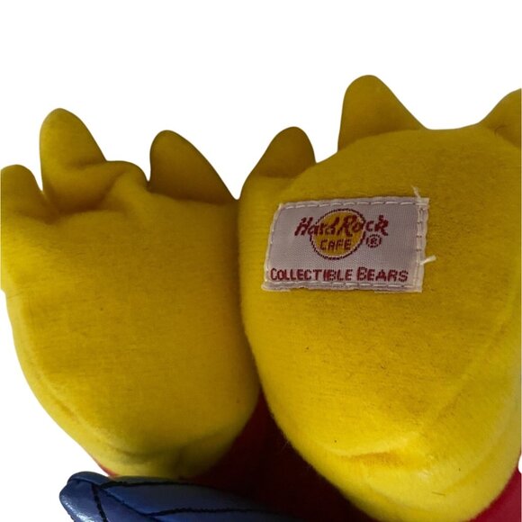 Vintage Hard Rock Cafe Key West Bear Dressed Like A Parrot-11 In-GUC - Picture 7 of 9